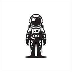 vector illustration of a astronaut