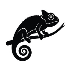 chameleon vector illustration
