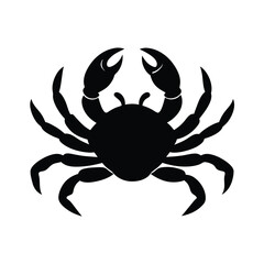 blue crab on white background