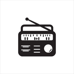 radio icon vector illustration
