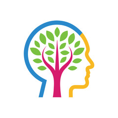 green tree with roots