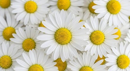 Fototapeta premium Sunlit Daisies AI Generated
