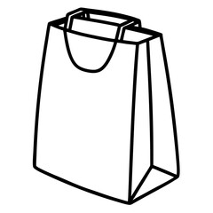 white shopping bag
