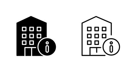 Hotel Information Icon Design