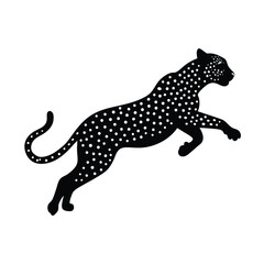 cheetah vinyl ready vector illustration