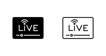 Live Podcast Icon Design