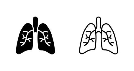 Lungs Icon Design