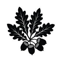 black and white floral ornament