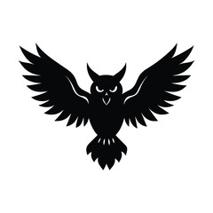 eagle owl vector illustration