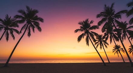 Sunset Serenade AI Generated