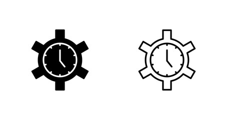 Time Management Icon Design