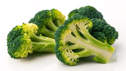 Fresh Broccoli Florets - Vibrant Green Organic Vegetables V3