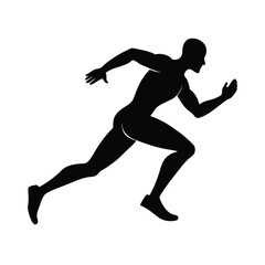 running man silhouette