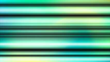 Green shine abstract background with glowing horizontal lights for design concepts, wallpapers, presentations, posters, covers, prints and web. Vector illustration.