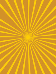 Orange comic book action explosion starburst