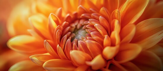 Close-up of an Orange Flower's Petals