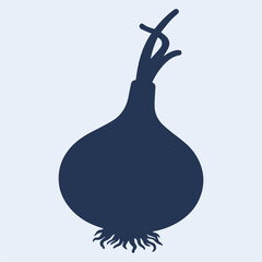 onions silhouette