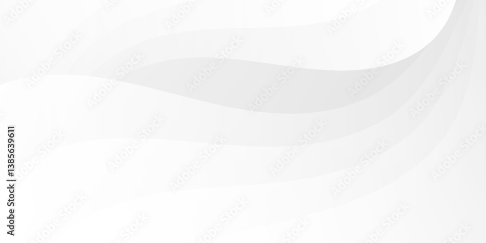 Poster abstract white background with gradient color and artistic dynamic line decoration
