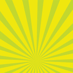 Sunbeams: Yellow rays background