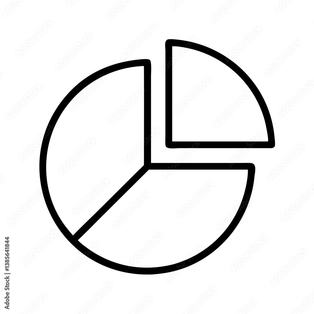 Poster pie chart graph diagram infographic business data analysis report presentation vector icon illustrat