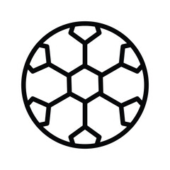 Obraz premium Dynamic ball icon with clean lines, ideal for sports, games, and kids' content. High-quality vector, fully scalable and easy to customize for any creative project.