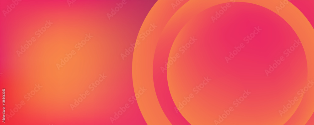 Poster vector colorful circle gradient background. vector eps 10