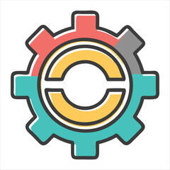 setting silhouette vector style