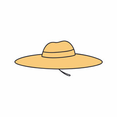 cowboy hat isolated on white