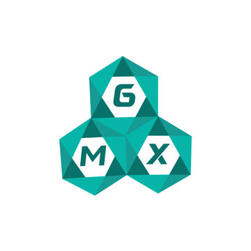 GMX creative minimalist letter logo. GMX unique vector initials alphabet letter logo design