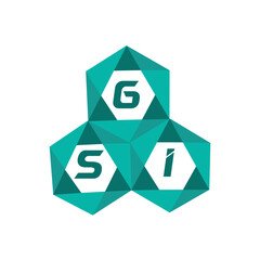 GSI creative minimalist letter logo. GSI unique vector initials alphabet letter logo design