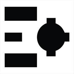 setting silhouette vector style