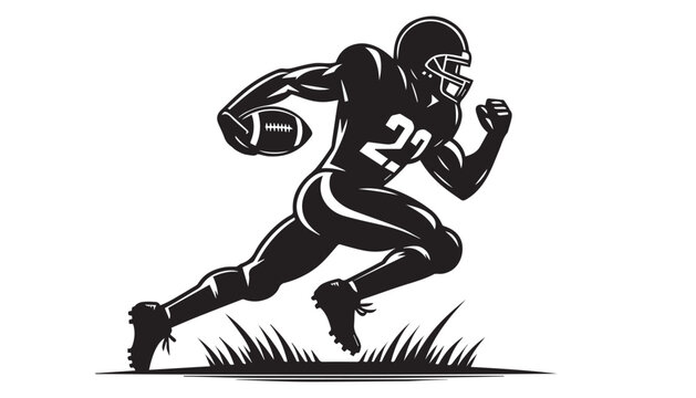 recommend clip art: American Football Players silhouette