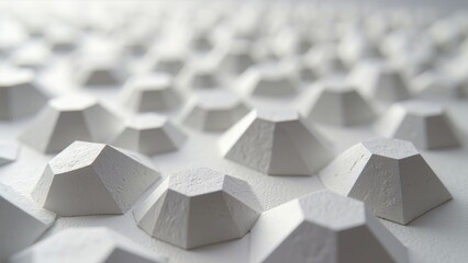 Obraz premium The beauty of geometry arranged in an orderly manner