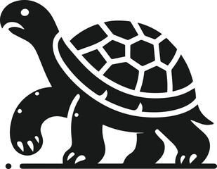 Vector turtle animal silhouette