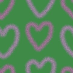 pink and white hearts