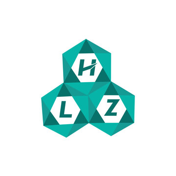 HLZ creative minimalist letter logo. HLZ unique vector initials alphabet letter logo design
