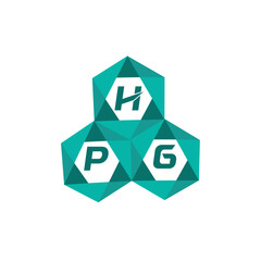 HPG creative minimalist letter logo. HPG unique vector initials alphabet letter logo design
