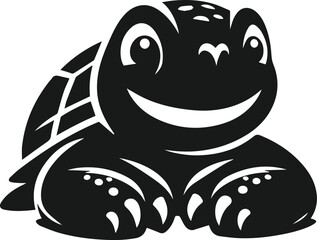 Vector turtle animal silhouette