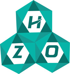 HZO creative minimalist letter logo. HZO unique vector initials alphabet letter logo design