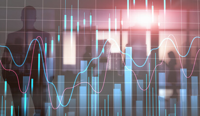 Global trade market concept. Investing business and development concept