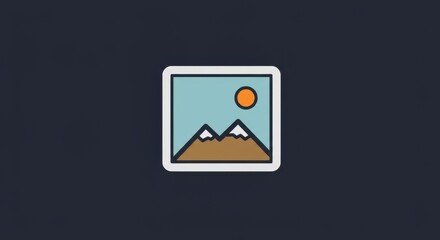 Mountain Landscape Photo Gallery Icon