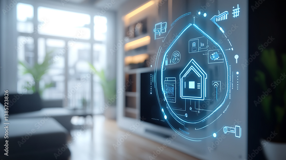 Poster an ai powered system enhancing smart home automation by analyzing user behavior, environmental data,
