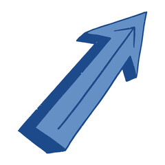 direction arrow sketch hand drawing. stroke pencil style. isolated element design