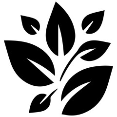 Obraz premium Black and white artistic summer leaf illustration for modern ideas