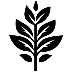 Modern abstract summer leaf for elegant design concepts