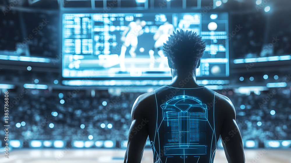 Aufkleber an ai powered system enhancing sports performance analysis by analyzing real time player data and ga
