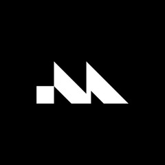 Obraz premium letter M logo