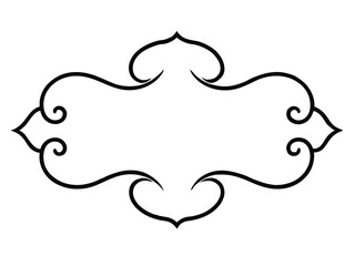 vector illustration of an abstract border 