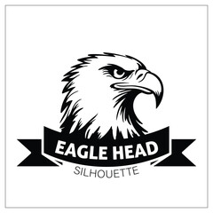Eagle Head Silhouette Vector illustration