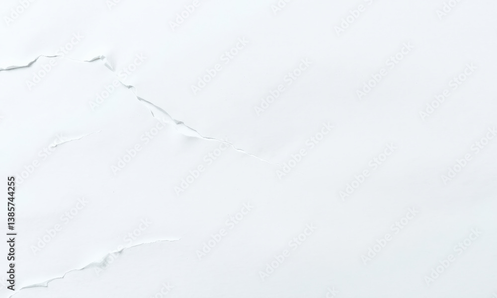 Poster textured white paper background with subtle creases and tears, creating unique visual interest. idea